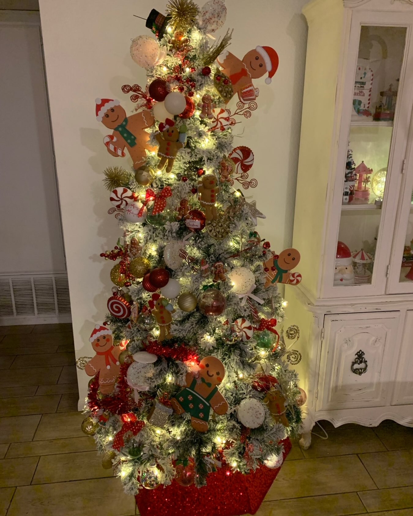 Decorated Christmas tree