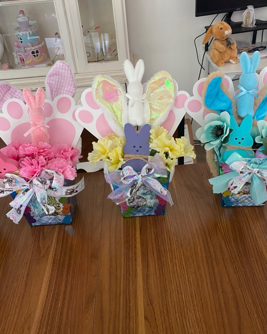 Easter character baskets