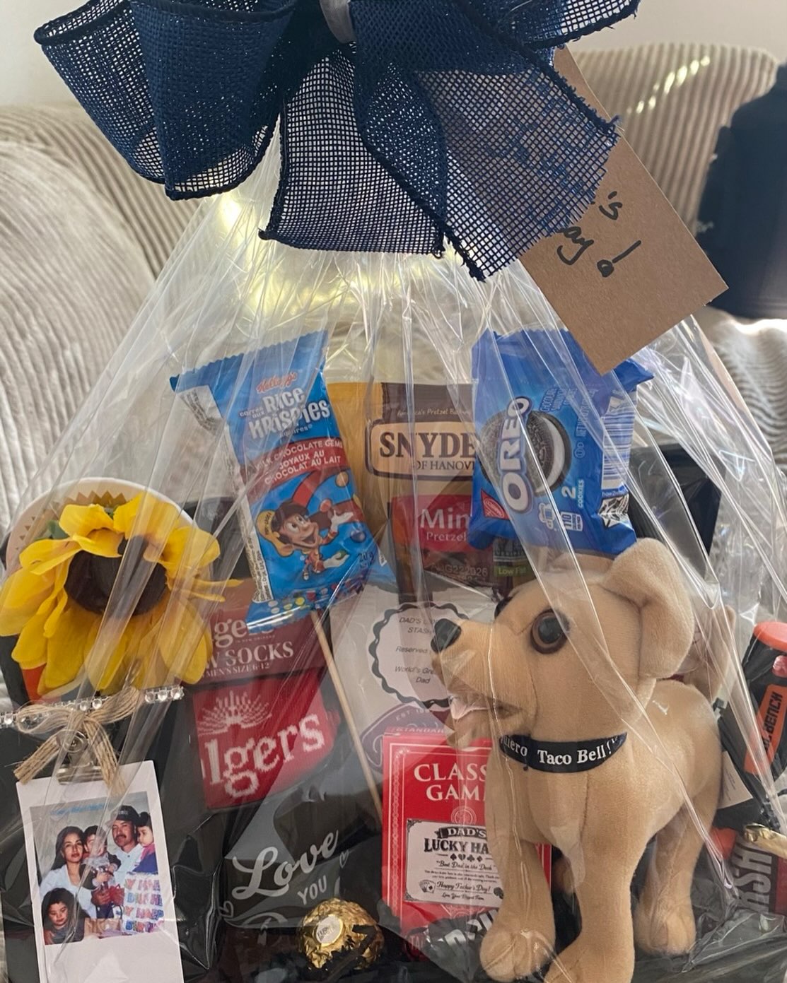 Gourmet graduation basket