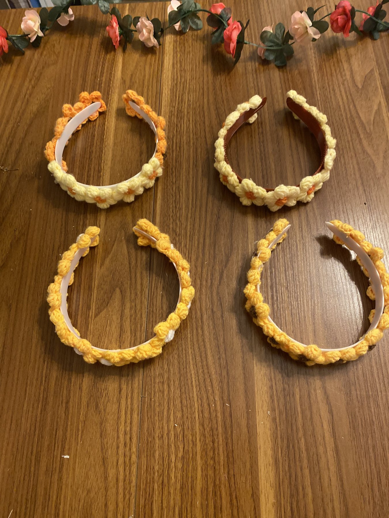 Sunshine crochet headband collection